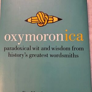 Oxymoronica Book with Blue Cover